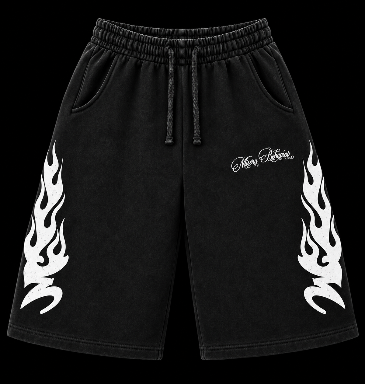 MISERY BEHAVIOR FLAME SHORTS