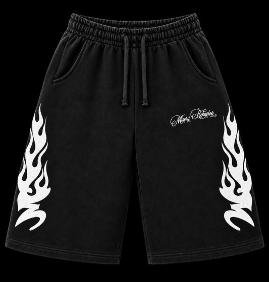 MISERY BEHAVIOR FLAME SHORTS