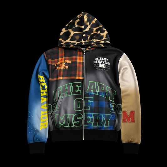 "WHAT THE" ZIP UP HOODIE