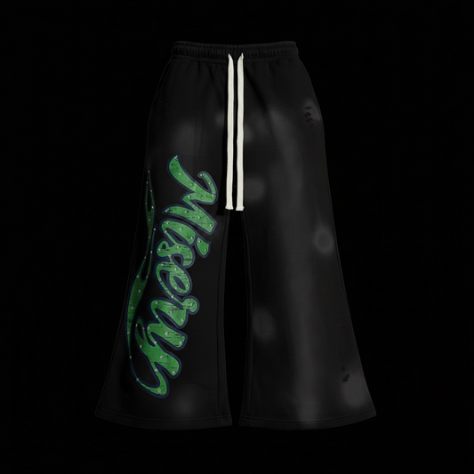 "WHAT THE" BLACK MISERY SWEATS